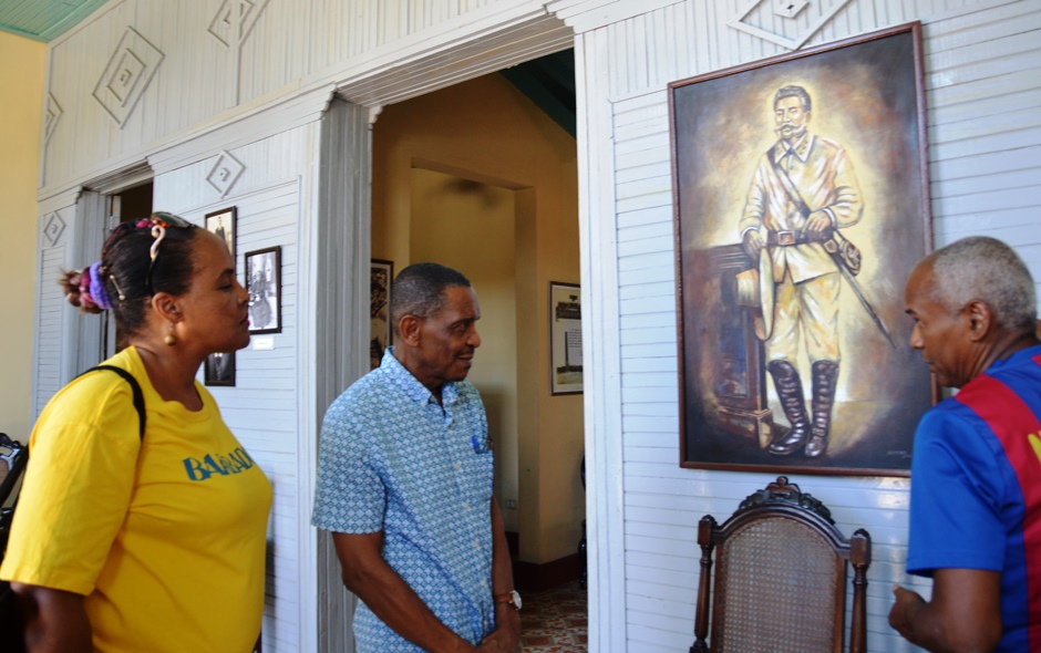 Visita embajador de Barbados_Guantánamo | foto: Rodny Alcolea. 	